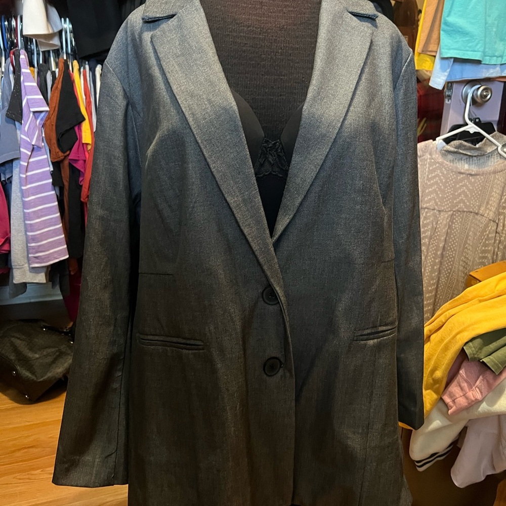 Torrid Charcoal Blazer